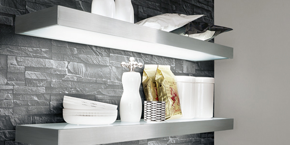 Stijlvolle LED-wandboard met aluminiumbehuizing met hoogwaardige afwerking